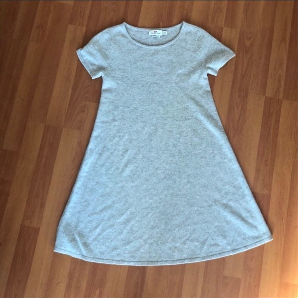 Womens Vineyard Vines Solid Cashmere T - Shirt Dress